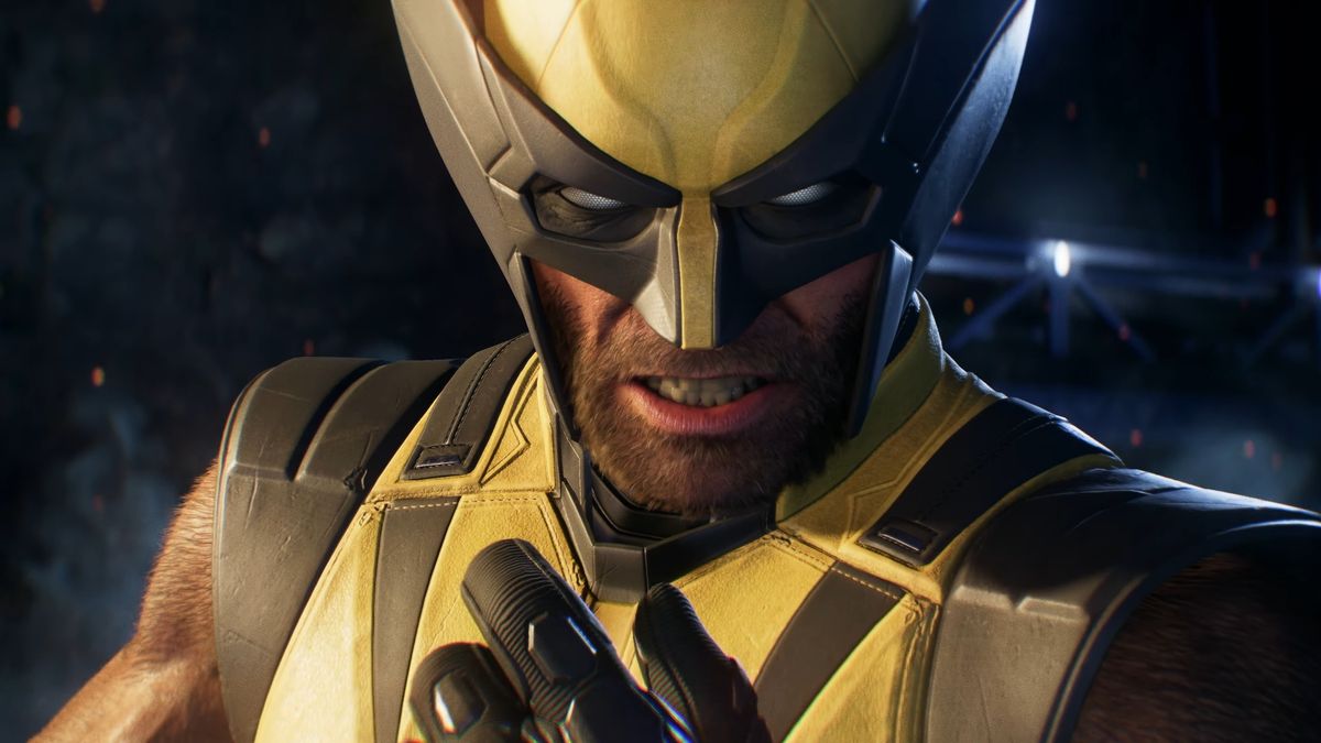 Konzeptkunst von Wolverine in Kampfpose