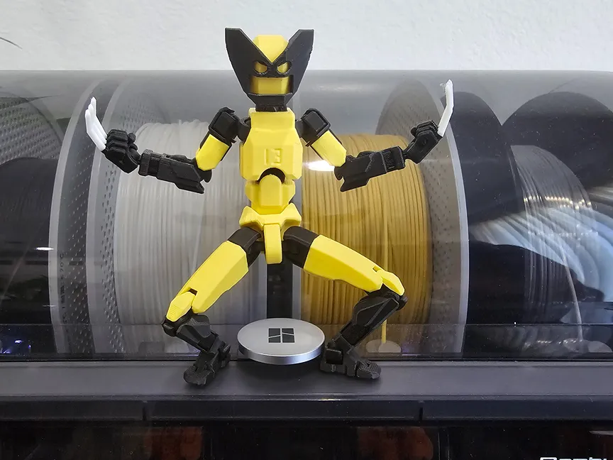 Modello del personaggio di Wolverine dalla build di sviluppo M13