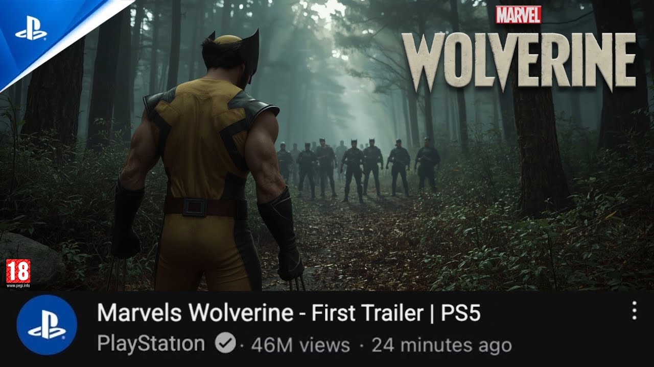 Wolverine-Charaktermodell-Nahaufnahme