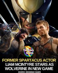 Ritratto di Liam McIntyre come doppiatore di Wolverine