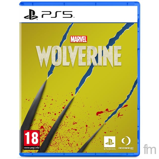 Wolverine PS5 game cover art