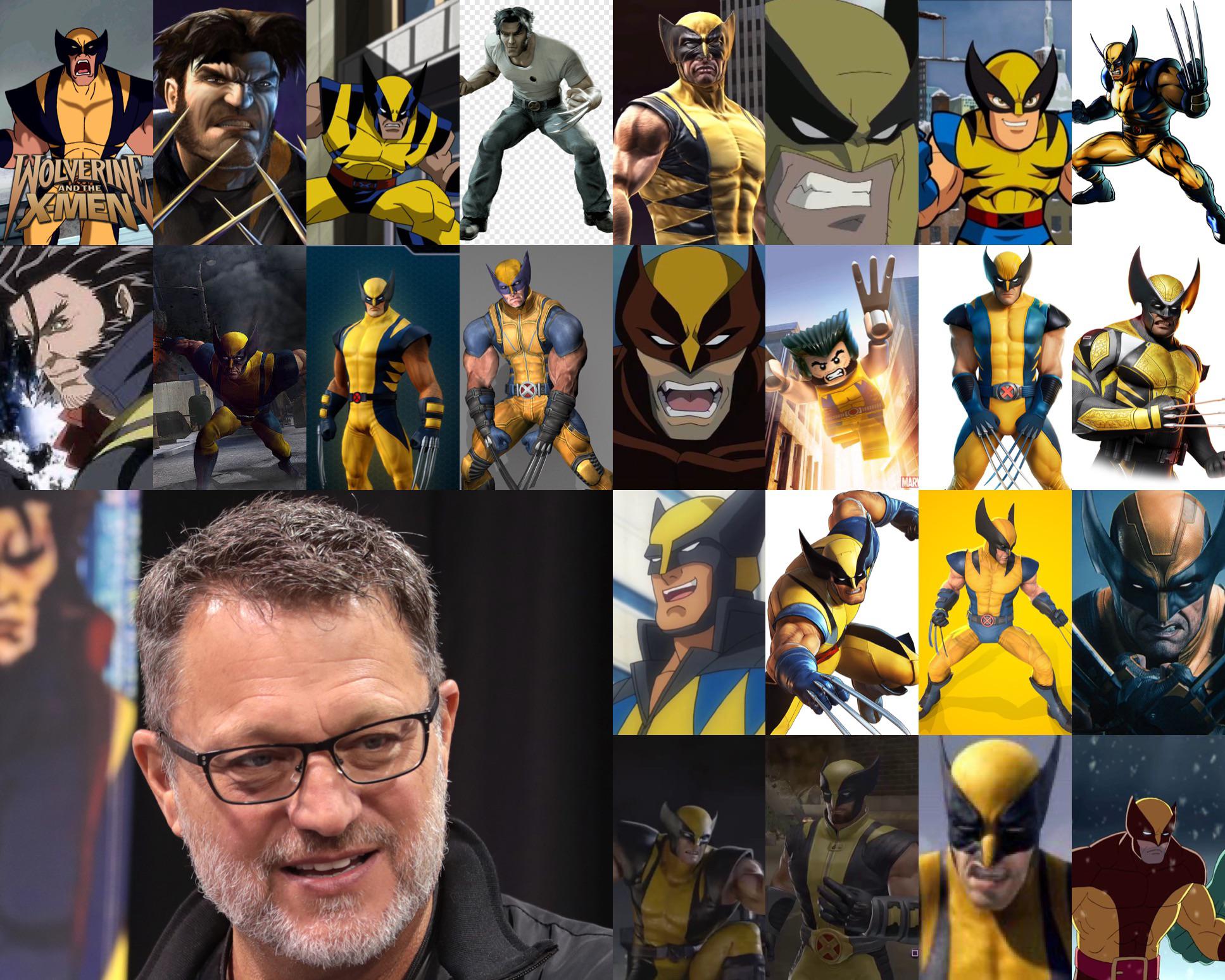 Steve Blum bei einer Aufnahmesession als Wolverine