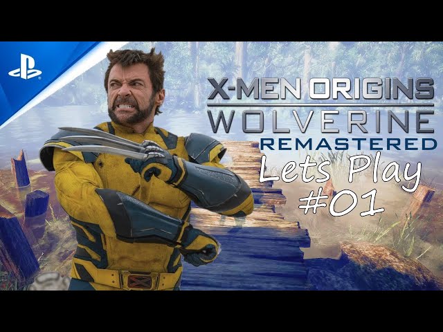 Wolverine character showcase in remastered graphics